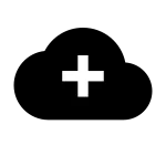Cloud Plus Fill SVG Icon